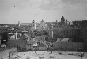 Vilna capital of Lithuania. 29 November 1927