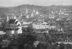 Vilna ( Vilnius ) A general view. 29 November 1927