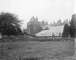 Walton Hall, near Warrington, the residence of Sir Gilbert and Lady Greenall