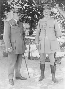 War photographs from Moroccan Front. General Daugin ( he is known as the new Mangin )