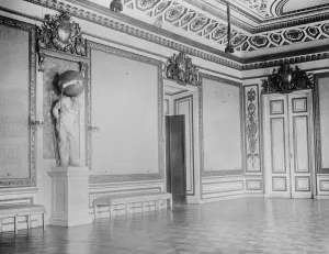Warsaw Poland The assembly room at the royal palce Warsaw showing the wonderful