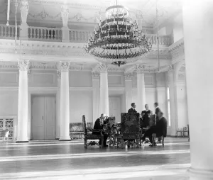 Warsaw, Poland The magnificent reception room at the Foreign Office, Warsaw 25