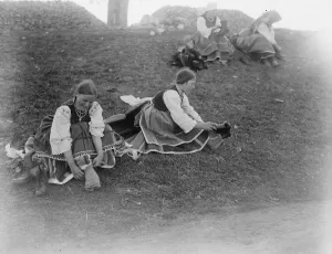 Warsaw, Poland. Peasant types. 25 October 1921