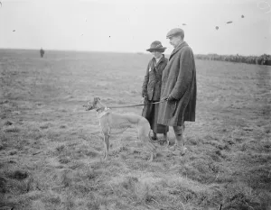The Waterloo Cup at Altcar Earl and Countess Sefton with winner Shortcomings