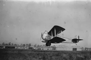 Air And Flying Machine Prints: Weapon for next war Torpedo launching from the air Trials at Villacoublay with a Levasseur PL 2