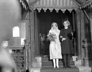 Wedding of The Archdeacon of Hampstead and Miss Ellison at St Michaels, Cornhill