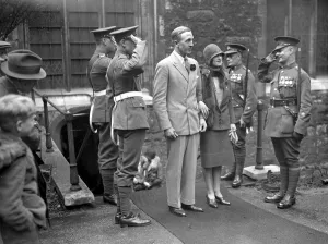 Wedding of Captain B. G. Horrocks and Miss Kitchin at The Savoy Chapel, London. 11