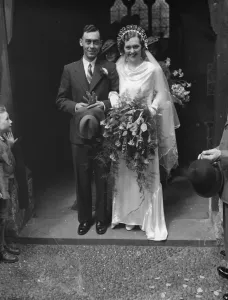 The wedding of the Griffins in Swanley. 1936