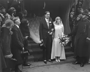 Wedding of Hon Maurice Lubbrock and Hon Adelaide Stanley at St Georges Hanover