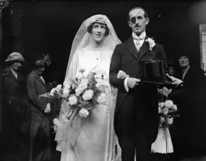 Wedding of Lady Edith Stopford and Major Walter Brooks at St Paul s, Knightsbridge
