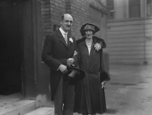 Wedding. Lady Gweneth Baring was married at St Peters Eaton Square, to Captain Cavendish