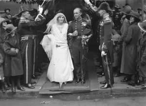 Fashionista Prints: Wedding of Lieut Peveril William Powlett and Miss Helen Crombie at the Holy Trinity