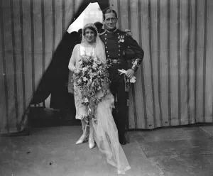 Medals Prints: Wedding of Lieutenant P R Sheridan Patterson, Royal Navy and Miss Mabel Jackson Walker