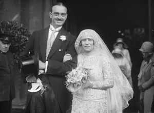 Wedding. The marriage took place at St Martin in the Fields of Mr A J V Venables