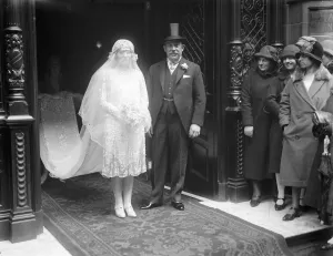 Wedding Inspiration Prints: Wedding. The marriage took place at St Martin in the Fields of Mr A J V Venables