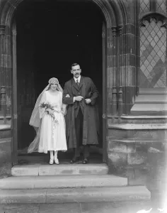Wedding Miss Eileen Mary Rutherford the 20 year old daughter of Sir Ernest Rutherford Cavendish