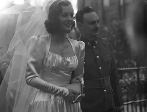 Wedding of Mr Anthony Pelissier and Miss Penelope Dudley Ward at St Stephens Church