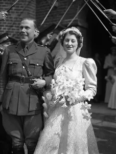The wedding of Mr Charles Le Grice, Royal Devon Yeomanry, and Miss Wilmay Ward