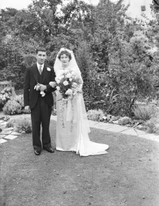 The wedding of Mr Francis William Elliston Erwood and Miss Vidam Cotton Cory in Sidcup