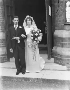 The wedding of Mr Francis William Elliston Erwood and Miss Vidam Cotton Cory in Sidcup