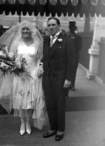 Wedding of Mr J. M. H. Wilson and Miss Mary E. Richards at St Margarets, Westminster