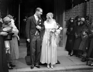 Groom Prints: Wedding of Mr R. B. Y. Mills (Steventon Manor, Basingstoke) and Miss Esther Hurst
