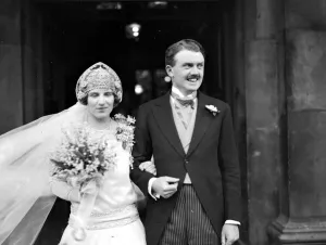 Groom Prints: Wedding of Mr Victor Goodman, M. C. and Miss Julian Morrell (daughter of Lady Ottoline