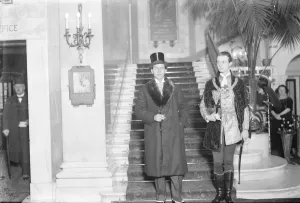 Wedding of Prince Ferdinand of Liechenstein and Miss Brunner The marriage took place