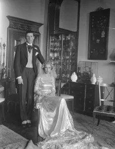 Wedding of Prince Jean Louis de Faucigny Lucinge and Miss Baba D Erlanger at Westminster Cathedral