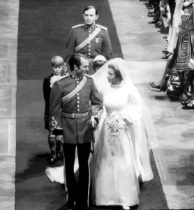Bridesmaid Prints: Wedding of Princess Anne to Captain Mark Phillips 1973