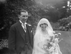 Wedding. St Marys church, Slough, the wedding took place of Miss Edna Marguerite Nicholls