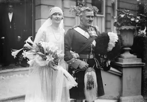 Wedding Inspiration Prints: The wedding took place between Lt Col Robertson, VC, DSO, and Miss H Forster