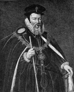 English Prints: William Cecil, Lord Burleigh (Picture in National Portrait Gallery) - William Cecil