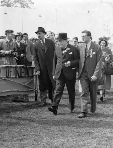 1940s Prints: Winston Churchill at the Kent Agricultural Show in Maidstone 15th July 1948