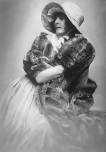 A wireles singer. Mlle Sari Petras, whose recent singing on the wireless was such