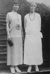 Posed Prints: Wives of the new President and Vice President of America. President Coolidge has