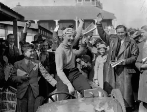 Woman wins first race at Brooklands meeting. The Brooklands Automobile Racing