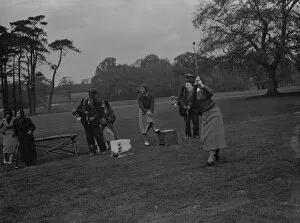 Green Collection: Womens golf at Sidcup. 1935