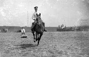 Stunts Prints: Woolwich Tattoo. Horse with a sledge. 1934