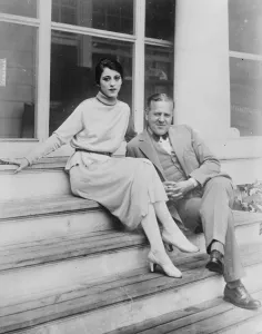Worlds Billard Champion and future bride Willie Hoppe, billiard Champion and Miss D Dowsey