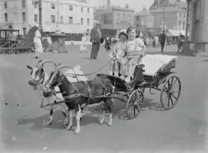 At Worthing - The goat chase. 11th August 1923
