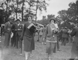 Leisure Prints: Wye Steeplechase Miss D Atkinson and Mrs E W Atkinson 30 September 1925