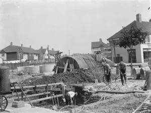 Yew Grove repairs in Sidcup, Kent. 1937