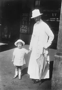 Young Serbian Prince in Paris. The young Prince of Yugoslavia photographed in Paris