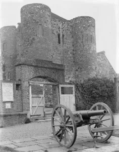 The Ypres Tower at Rye, built by William of Ypres, Earl of Kent, to protect the coast